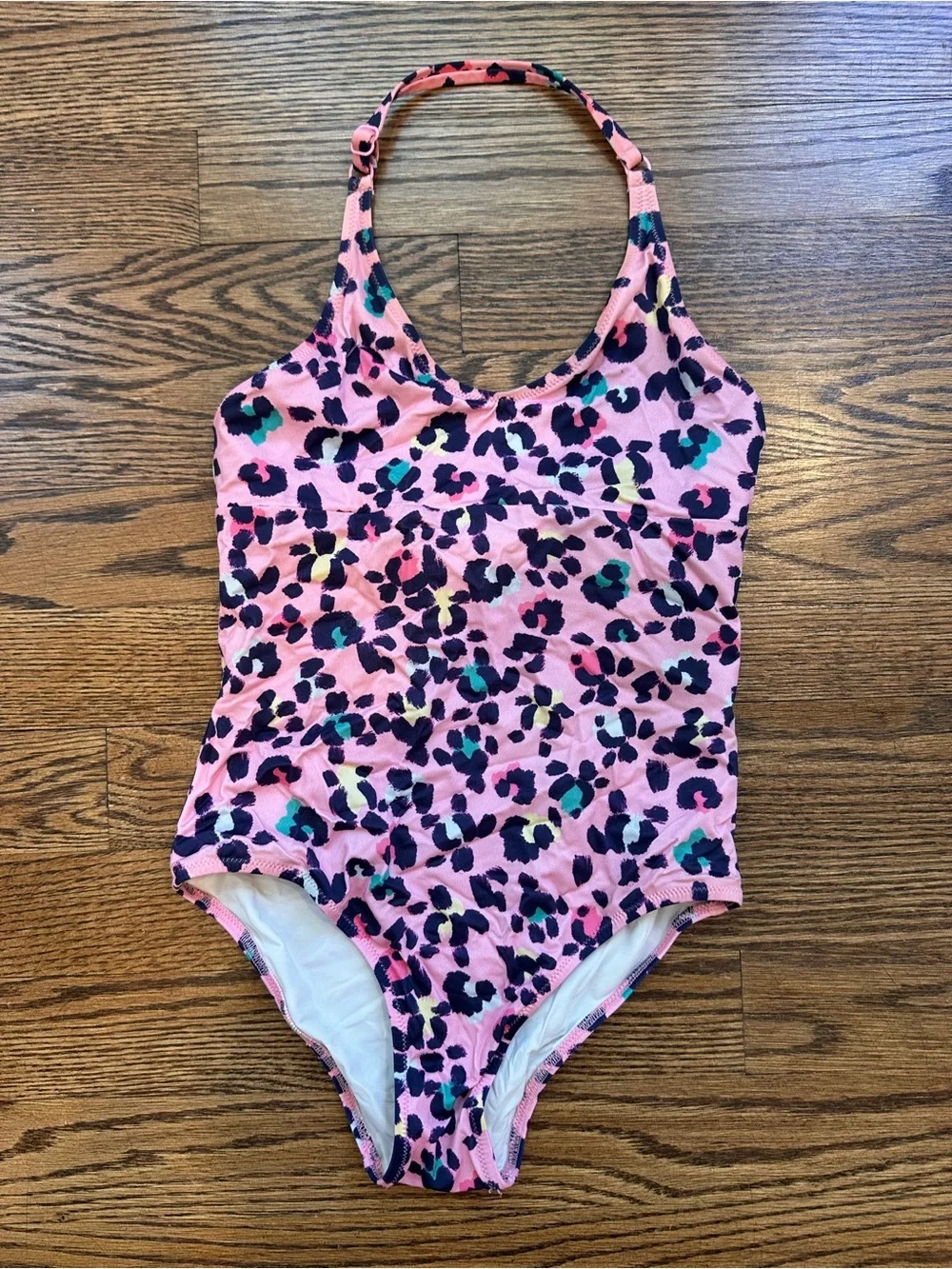 Vilebrequin Pink Multicolor Leopard Print One-Piece Swimsuit